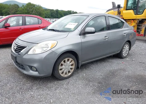 2014 Nissan Versa Sv из США, поврежденный, VIN 3N1CN7APXEL803186